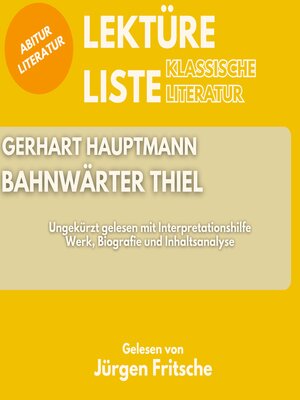 cover image of Gerhart Hauptmann